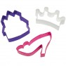 Princess Crown Shoe Castle Cookie Cutter Set Wilton